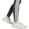 adidas Essentials 3-Streifen Baumwoll Leggings Damen JZ3299 - dark grey heather/white XS