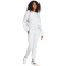 adidas Essentials 3-Streifen French Terry Cuffed Trainingshose Damen JD5311 - light grey heather/white M