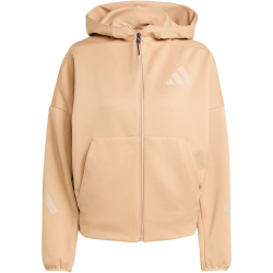 adidas Z.N.E. Kapuzen-Sweatjacke Damen JY5970 - warm sandstone S