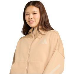 adidas Z.N.E. Kapuzen-Sweatjacke Damen JY5970 - warm sandstone S