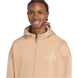 adidas New Z.N.E. Kapuzen-Sweatjacke Herren KC7904 - warm sandstone/clay brown S