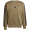 adidas Essentials 3-Streifen Sweatshirt Herren KB7648 - olive strata/black S