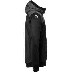 Kempa Emotion 2.0 Hood Jacke schwarz/anthrazit L
