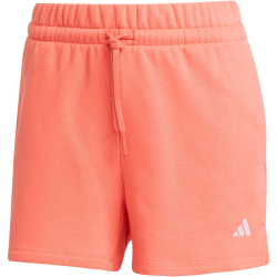 adidas Essentials Small Logo Feelcozy Sweatshorts Damen KE4381 - semi turbo/white L