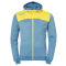 Kempa Emotion 2.0 Hood Jacke dove blau/limonengelb XXL