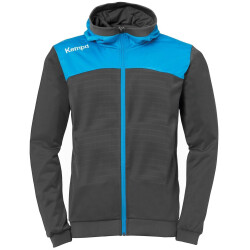 Kempa Emotion 2.0 Hood Jacke anthrazit/kempablau 4XL