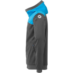 Kempa Emotion 2.0 Hood Jacke anthrazit/kempablau 4XL
