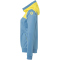 Kempa Emotion 2.0 Kapuzenjacke Damen dove blau/limonengelb XS