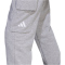 adidas Essentials Cargohose Kinder JV9996 - medium grey heather/white 164