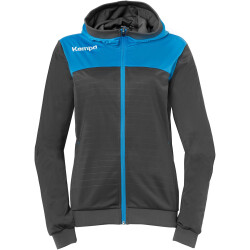 Kempa Emotion 2.0 Kapuzenjacke Damen anthrazit/kempablau XS