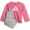 adidas Essentials Baby-Jogginganzug JY0303 - pink fusion/clear pink/white 104