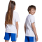adidas Essentials T-Shirt Kinder JY0298 - white/team royal blue/pure ruby 140