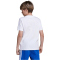 adidas Essentials T-Shirt Kinder JY0298 - white/team royal blue/pure ruby 140