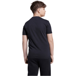 adidas Essentials T-Shirt Kinder JY0297 - black/pure ruby/white 140