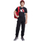 adidas Essentials T-Shirt Kinder JY0297 - black/pure ruby/white 140