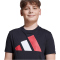 adidas Essentials T-Shirt Kinder JY0297 - black/pure ruby/white 140