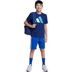 adidas Essentials T-Shirt Kinder JY0296 - dark blue/pure teal/halo mint 140