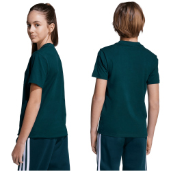 adidas Essentials T-Shirt Kinder JV9871 - aurora ivy/white 128