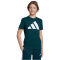 adidas Essentials T-Shirt Kinder JV9871 - aurora ivy/white 128