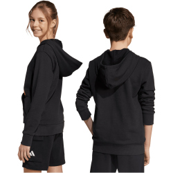 adidas Essentials Hoodie Kinder JY0301 - black/pure ruby/white 164