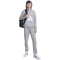 adidas Essentials Hoodie Kinder JV9900 - medium grey heather/white 140