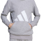 adidas Essentials Hoodie Kinder JV9900 - medium grey heather/white 140