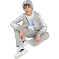 adidas Essentials Sweatjacke Kinder JY4979 - medium grey heather/white 140