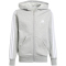 adidas Essentials Sweatjacke Kinder JY4979 - medium grey heather/white 140