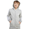 adidas Essentials Sweatjacke Kinder JY4979 - medium grey heather/white 140