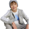 adidas Essentials Sweatjacke Kinder JY4979 - medium grey heather/white 140