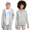 adidas Essentials Sweatjacke Kinder JY4979 - medium grey heather/white 140
