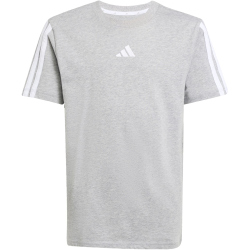 adidas Essentials T-Shirt Kinder JY4968 - medium grey heather/white 152