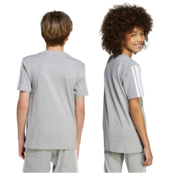 adidas Essentials T-Shirt Kinder JY4968 - medium grey heather/white 152