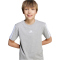 adidas Essentials T-Shirt Kinder JY4968 - medium grey heather/white 152