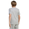adidas Essentials T-Shirt Kinder JY4968 - medium grey heather/white 152