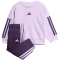 adidas Essentials Baby-Jogginganzug JV9854 - powder plum/aurora plum 74