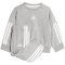 adidas Essentials Baby-Jogginganzug JV9852 - medium grey heather/white 80