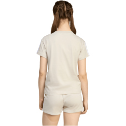 adidas Essentials T-Shirt Mädchen KB7299 - wonder alumina/white 128