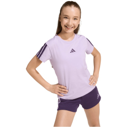 adidas Essentials T-Shirt Mädchen JY4975 - powder plum/aurora plum 140