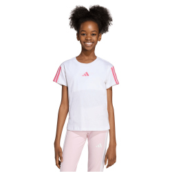 adidas Essentials T-Shirt Mädchen JY4973 - white/pink fusion 140