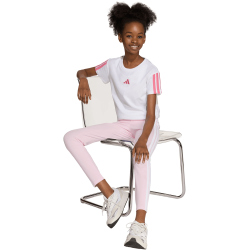 adidas Essentials T-Shirt Mädchen JY4973 - white/pink fusion 140