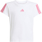 adidas Essentials T-Shirt Mädchen JY4973 - white/pink fusion 140