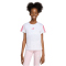 adidas Essentials T-Shirt Mädchen JY4973 - white/pink fusion 140