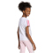 adidas Essentials T-Shirt Mädchen JY4973 - white/pink fusion 140