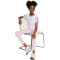 adidas Essentials T-Shirt Mädchen JY4973 - white/pink fusion 140