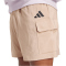 adidas Essentials Small Logo Chelsea Cargoshorts Herren JX5656 - warm sandstone/black L