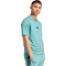 adidas Essentials Small Logo Single Jersey T-Shirt Herren JX5653 - powder teal/black XL