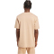 adidas Essentials Linear Single Jersey T-Shirt Herren JX5709 - warm sandstone/black S
