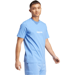 adidas Essentials Linear Single Jersey T-Shirt Herren...