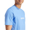 adidas Essentials Linear Single Jersey T-Shirt Herren JX5708 - blue fusion/white L